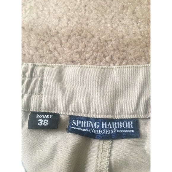 Spring Harbor Men's Casual Shorts Casual w/Pockets Beige Size 38 - Picture 3 of 4